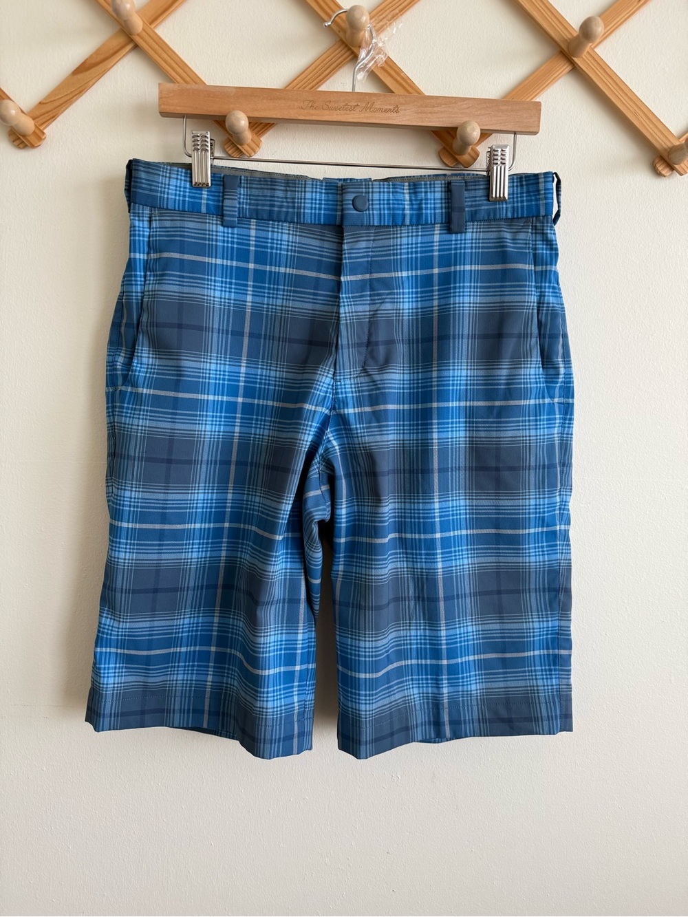 Nike Golf Performance Dri-fit Plaid Shorts